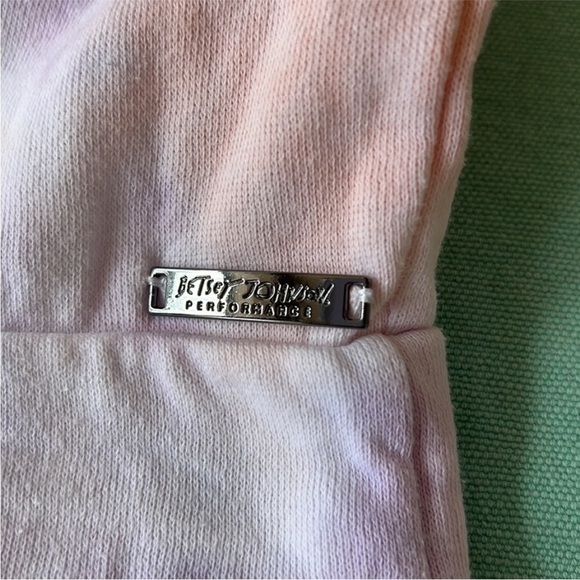 Betsey Johnson Performance Pastel Color Tie Dye Lightweight Sweatshirt - Picture 7 of 9
